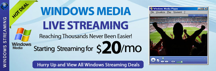 Windows Media Streaming Deal - CLICK HERE